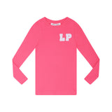 Little Parni K422 Girls Plain Girls Tee - Hot Pink