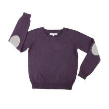 Load image into Gallery viewer, Little Parni Boys Knit Sweater K447 - Plum