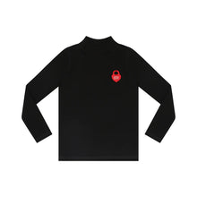 Load image into Gallery viewer, Little Parni Solid Mockneck With Heart Logo K470 - Black