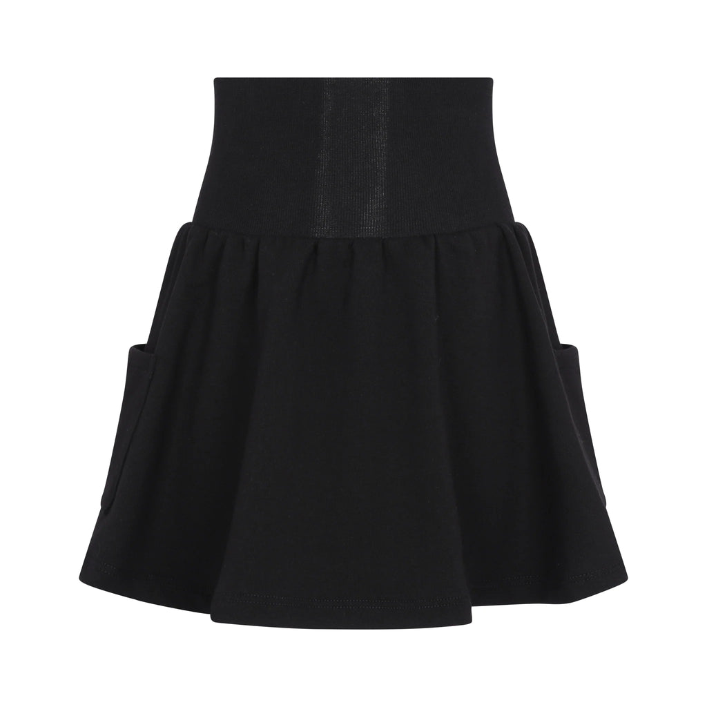 Little Parni Girls Pocket Skirt K474 - Black