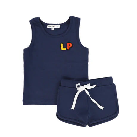 Little Parni Baby Tank Set K492 - Navy