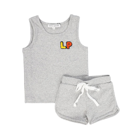 Little Parni Baby Tank Set K492 - Grey