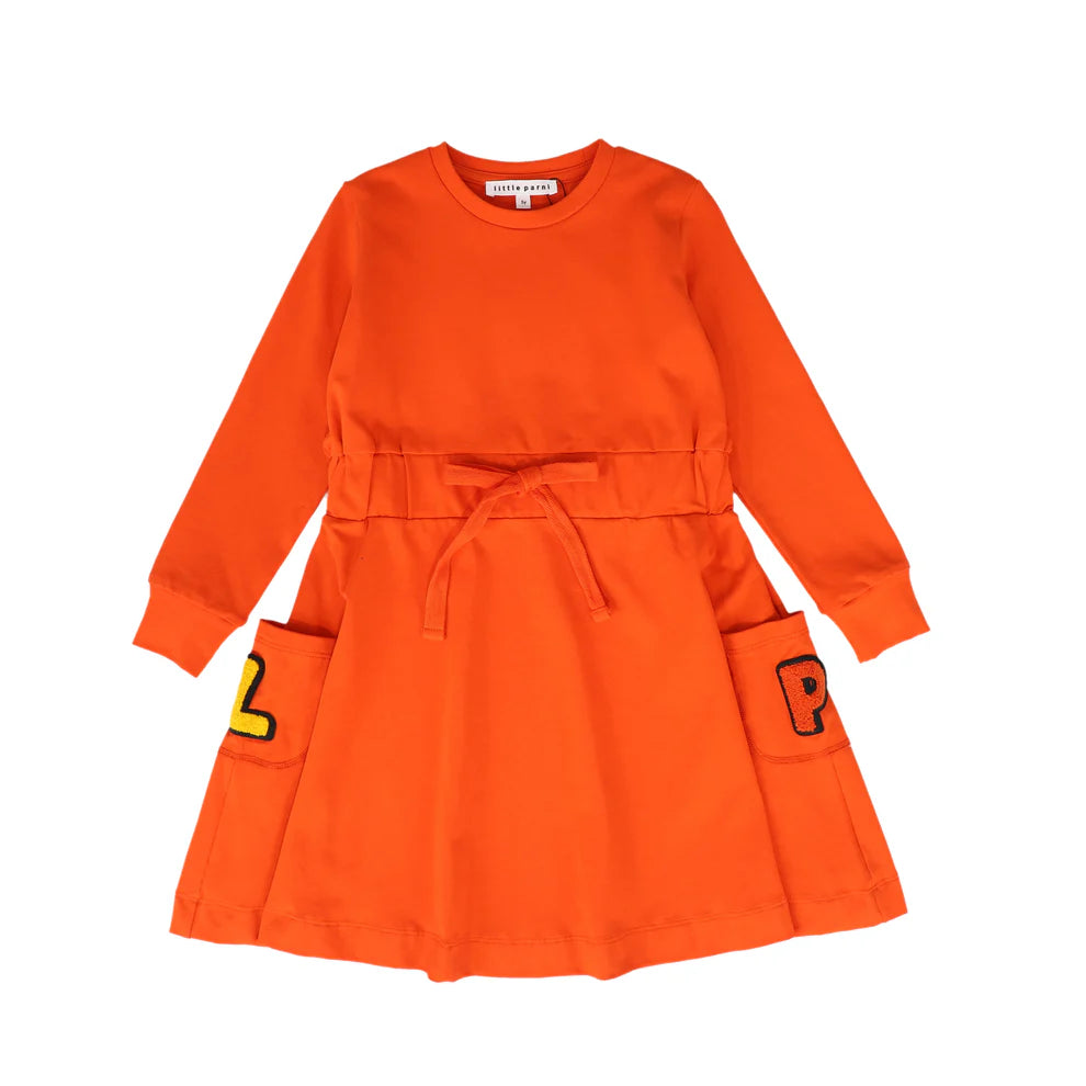Little Parni Pocket Dress K488 - Orange
