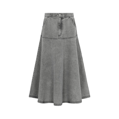 Little Parni Denim Teen Skirt K504 - Grey