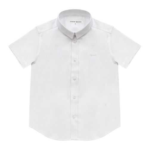 Little Parni Boys Short Sleeve Shirt K524 - White