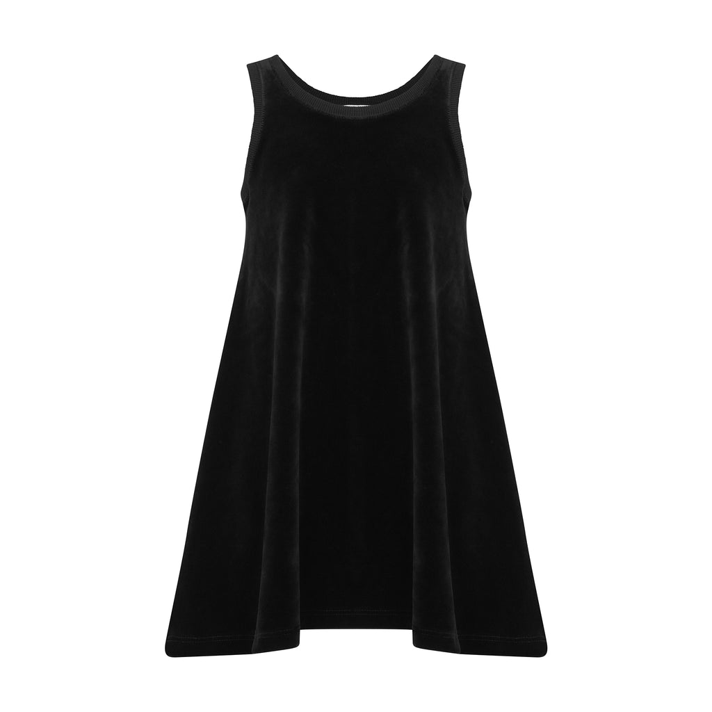 Little Parni Velour Short Jumper (K540) - Black