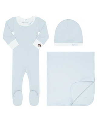 Little Parni Boys Baby Layette Set (K548) - Light Blue