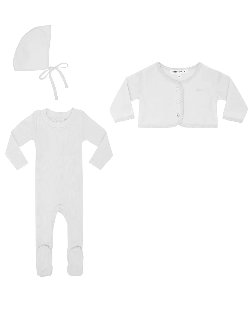 Little Parni Baby Gift Box Layette Set (K550) - Ivory