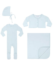 Load image into Gallery viewer, Little Parni Baby Gift Box Layette Set + Blanket (K550) - Light Blue