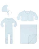 Little Parni Baby Gift Box Layette Set + Blanket (K550) - Light Blue