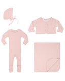 Little Parni Baby Gift Box Layette Set + Blanket (K550) - Pink