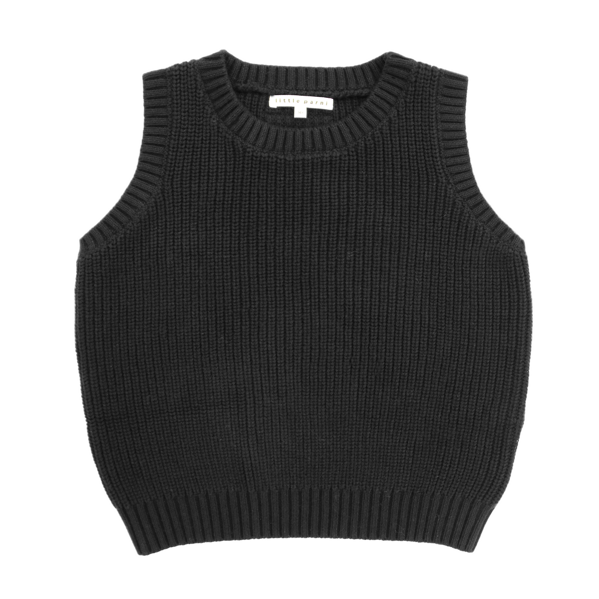 Little Parni Knit Vest (K556) - Black – Moonlight