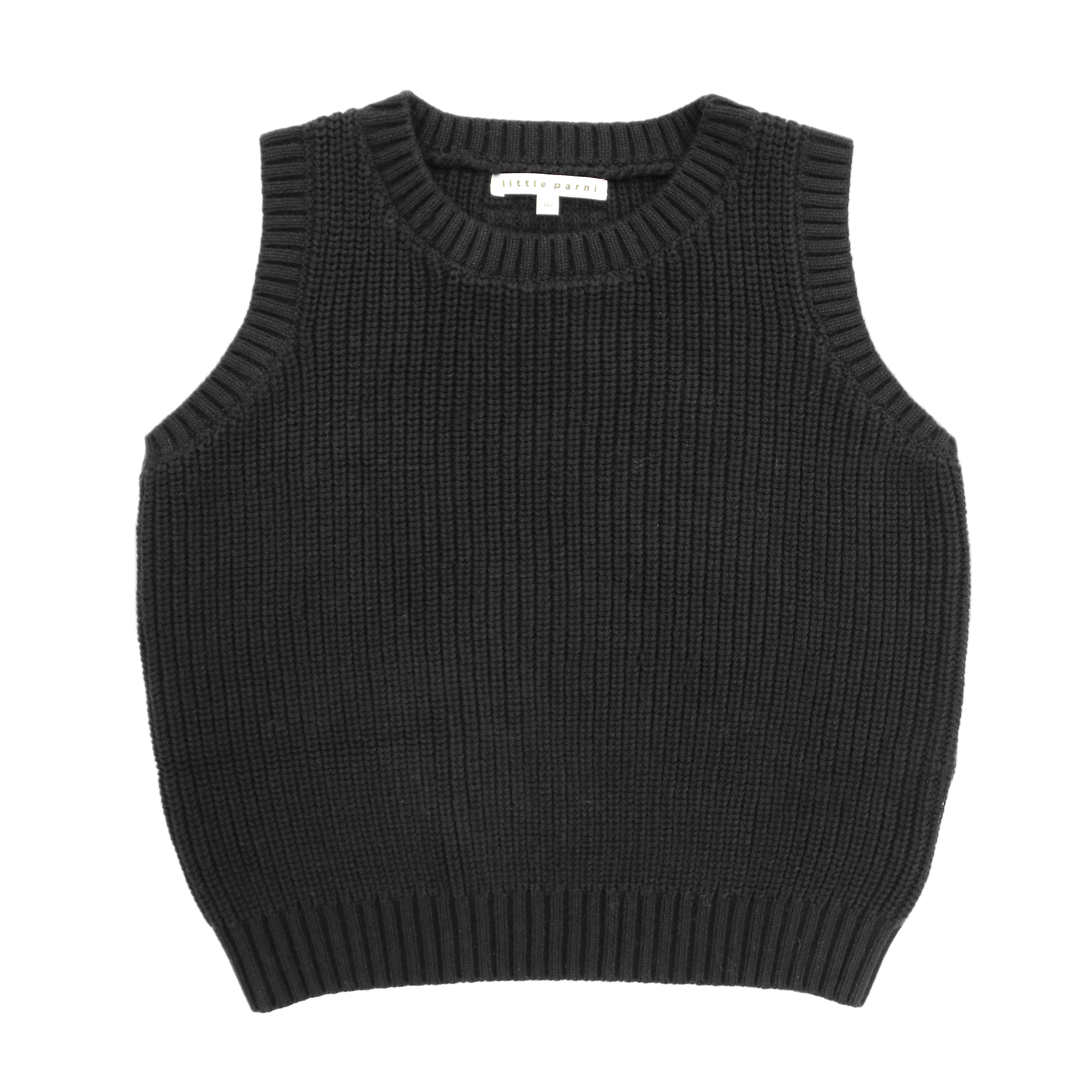Little Parni Knit Vest (K556) - Black – Moonlight