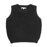 Little Parni Knit Vest (K556) - Black