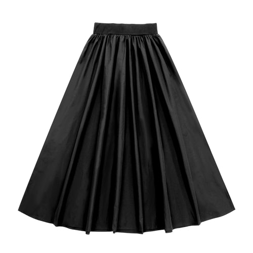 Little Parni Teen Taffeta Skirt (K559) - Black