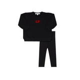 Little Parni Baby Sweatshirt & Leggings - Black (K581)