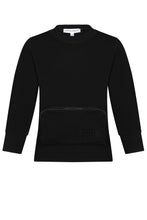 Load image into Gallery viewer, Little Parni Boys Pocket Sweatshirt (K587) - Black