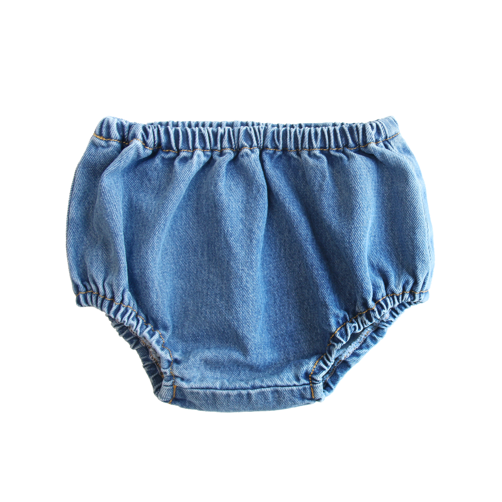 Little Parni Denim Bloomers (K612) - Blue Denim