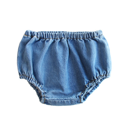 Little Parni Denim Bloomers (K612) - Blue Denim