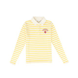 Little Parni Wide Striped Teen Polo (K616) - Yellow/Ivory
