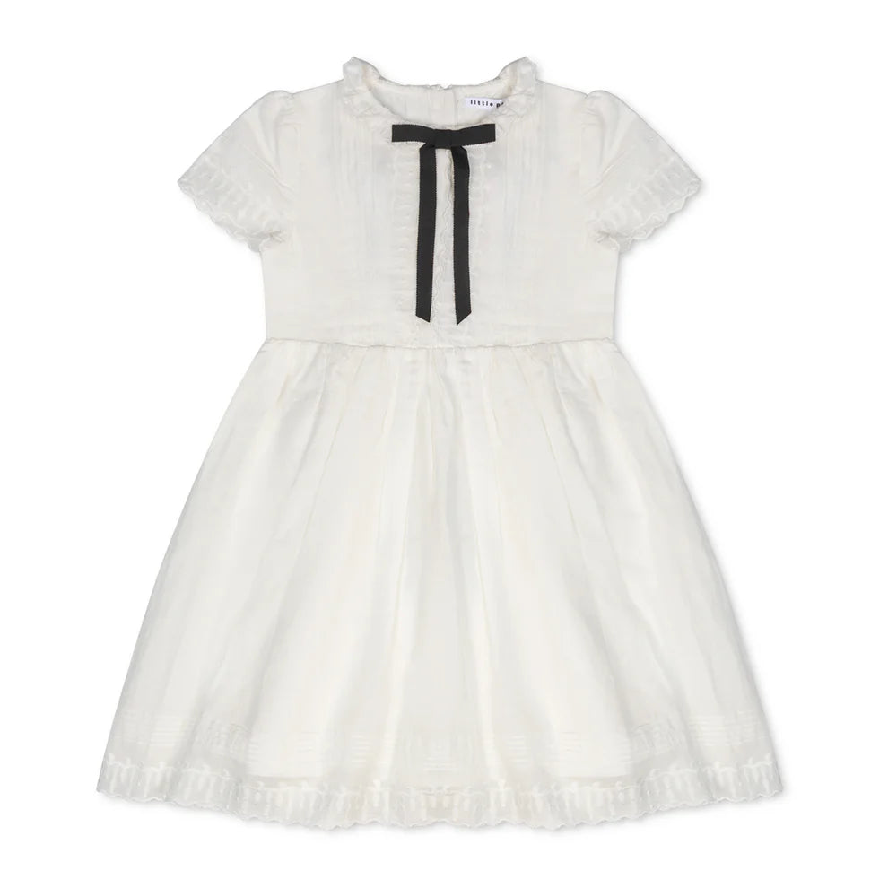 Little Parni Evening Bow Dress (K629) - Short Sleeve