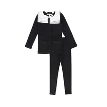 Load image into Gallery viewer, Little Parni Toddler Cardigan Set (K669) - Black