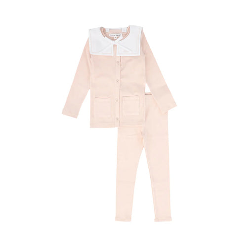 Little Parni Toddler Cardigan Set (K669) - Pink