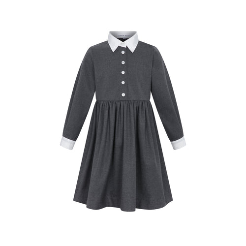 Little Parni Girls Dress (K681) - Grey