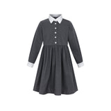 Little Parni Girls Dress (K681) - Grey