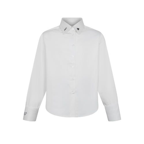 Little Parni Teen Shirt (K687) - White/Grey