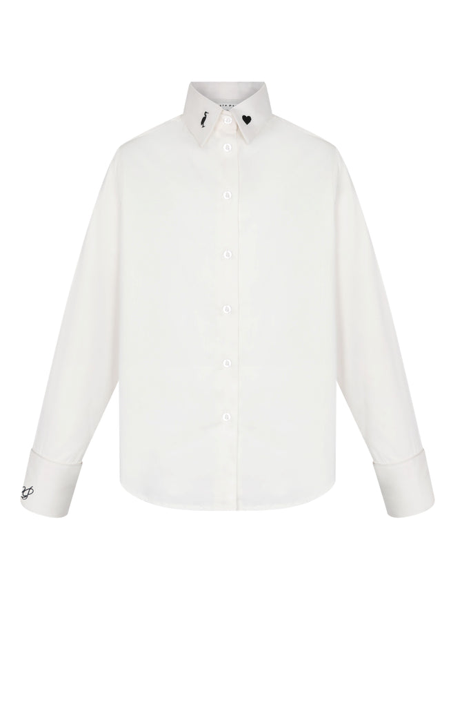 Little Parni Teen Shirt (K687) - White/Black