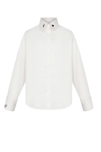 Little Parni Teen Shirt (K687) - White/Black