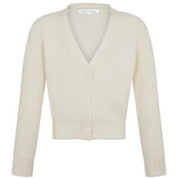 Little Parni Chunky Cardigan (K699) - Ivory
