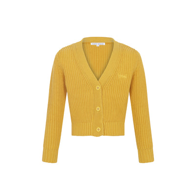 Little Parni Chunky Cardigan (K699) - Yellow