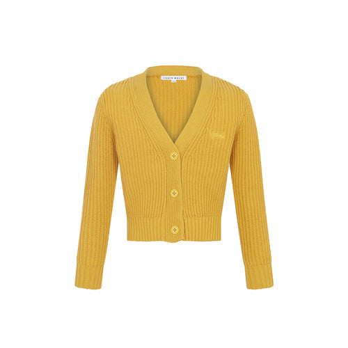 Little Parni Chunky Cardigan (K699) - Yellow