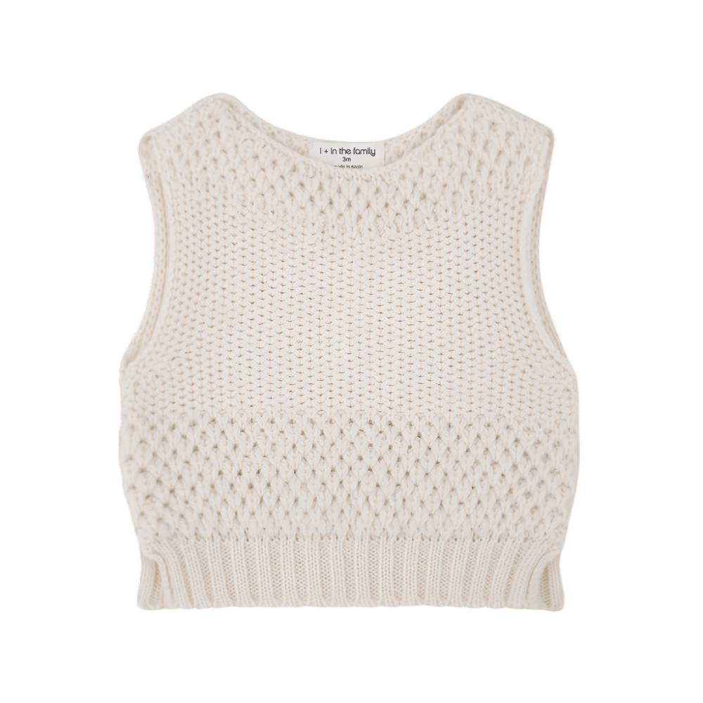 1+ in the Family Karin Vest - Ecru