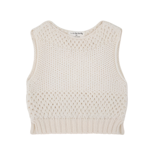 1+ in the Family Karin Vest - Ecru