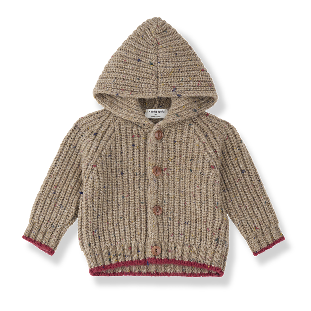1+ In the Family Kelowna Hooded Cardigan - Canapa