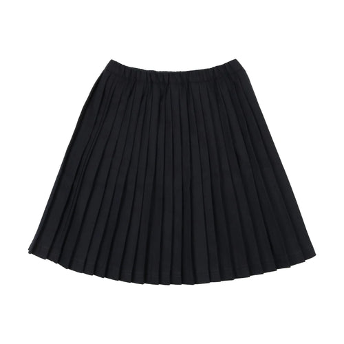 Lil Legs Knife Pleated Skirt - Navy