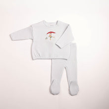 Load image into Gallery viewer, Bee &amp; Dee Kids In Sketch Outfit - Crisp Blue
