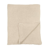 Mema Knits Super Chunky Knit Blanket - Natural