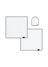 Load image into Gallery viewer, Mema Knits Bamboo Swaddles And Beanie Set - Colored Polka Dot Print