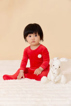 Load image into Gallery viewer, Kipp Trio Bebe Footie - Coral