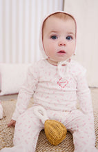 Load image into Gallery viewer, Kipp Baby Petit Pois Footie And Bonnet - Mauve
