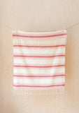 Little TBCO Lambswool Baby Blanket - Pink Stripe