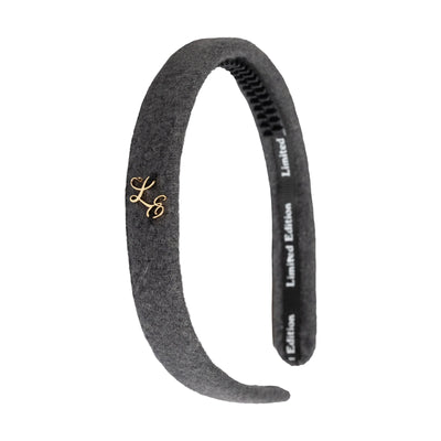 Limited Edition Thin Brushed Wool Headband - Grey