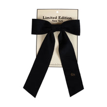 Load image into Gallery viewer, Limited Edition Brushed Wool Bow - Black