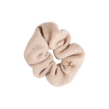 Limited Edition Brushed Wool Scrunchie - Blush