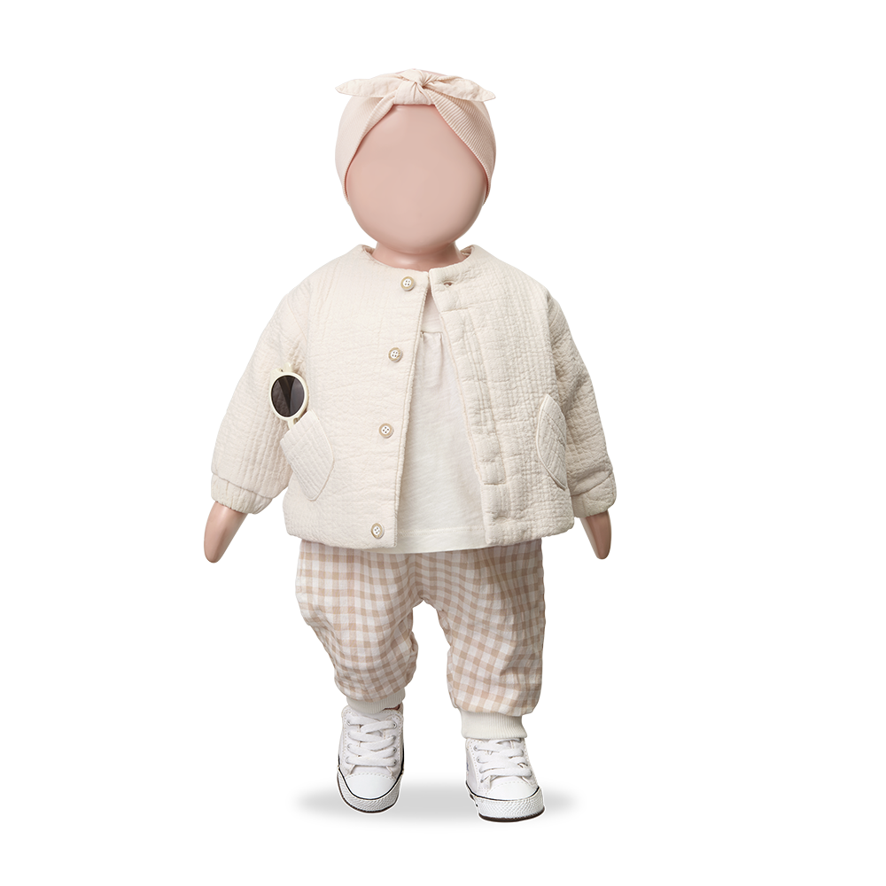 1+ In The Family Lemnos Padded Jacket - Ecru