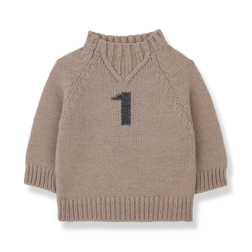 1+ in the Family Number One Sweater - Old Rose